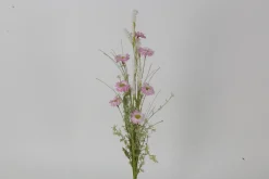 Kunstblumen, Wiesenblumen, rosa-creme-hellgrün, 57cm