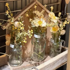 Kunstblumen, Wiesenblumen gelb, 62cm