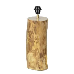 Lampenfuß Baumstamm Natur, Holz Lampenfuß Eucalyptus, 35cm, Mars & More