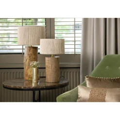 Lampenfuß Baumstamm Natur, Holz Lampenfuß Eucalyptus, 35cm, Mars & More