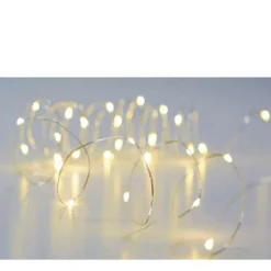 Lichterkette Lumiere, klassisch warm, 10 LED, Batteriebetrieb, Timerfunktion, 90+30cm