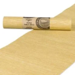 Papier-Tischband gewebt aus Papier- und Polyestergarnen
