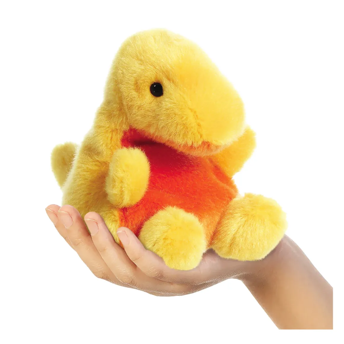 Plüsch Drache Thunder, Bronto, gelb-orange, Palm Pals, 13cm, Aurora World