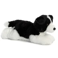 Plüsch Hund, Border Collie, schwarz-weiß, Flopsies, 30cm, Aurora World