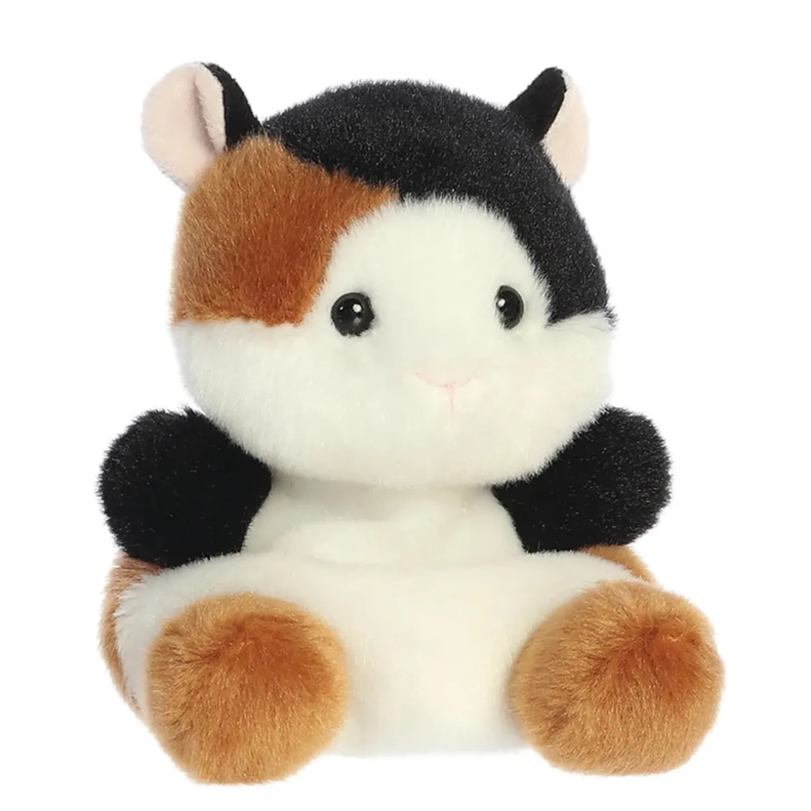 Plüsch Meerschweinchen Nutmeg, creme-braun-schwarz, Palm Pals, 13cm, Aurora World