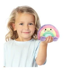 Plüsch Regenbogen Vivi Rainbow pastell, Palm Pals, 13cm, Aurora World