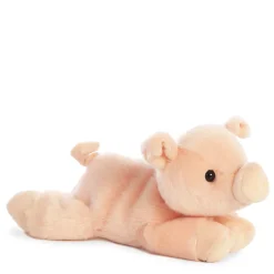 Plüsch Schwein, Schweinchen Percy, rosa, Mini Flopsies, 20cm, Aurora World