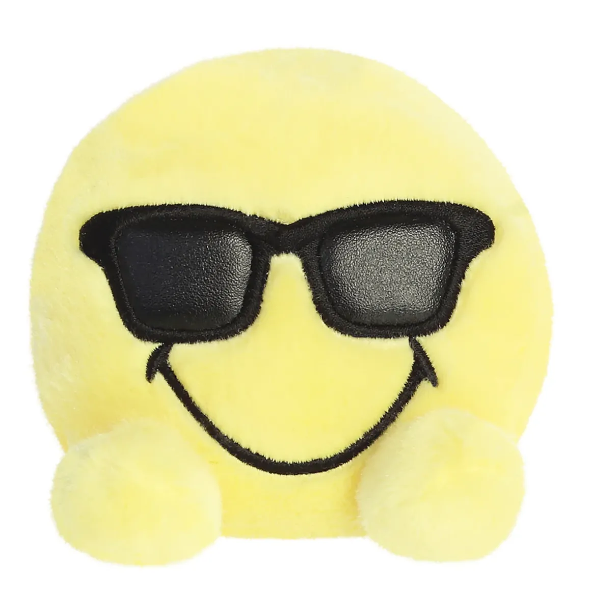 Plüsch Smiley Shades mit Sonnenbrille, gelb-schwarz, Palm Pals, 13cm, Aurora World