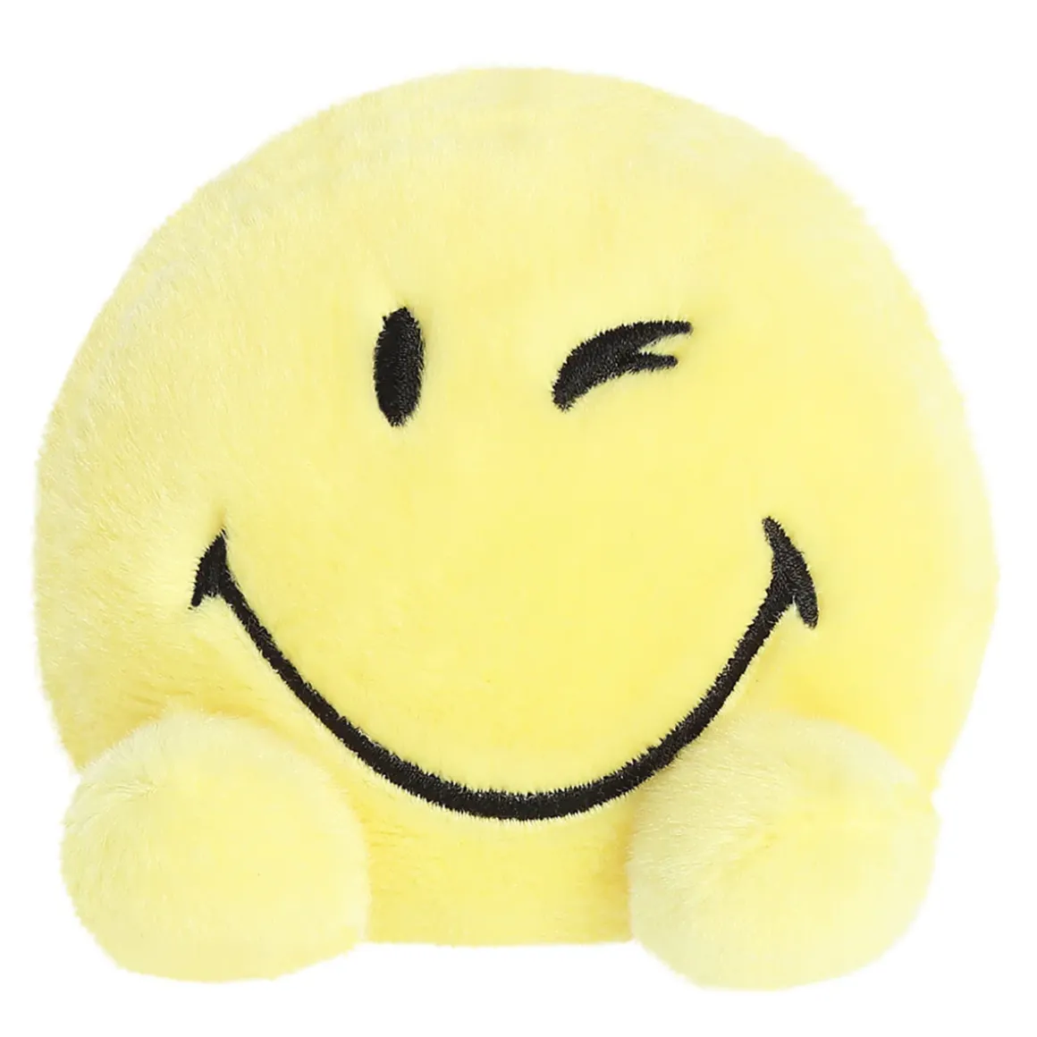 Plüsch Smiley Wink Zwinker, gelb-schwarz, Palm Pals, 13cm, Aurora World