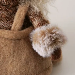 Plüsch Hochlandrind Buffy, Kantenhocker, kleiner brauner Büffeljunge mit Schlackerbeine, Boltze Home