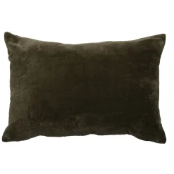 Samt Kissen Tiere, Kissen mit Kuh, Schwan, Antilope,  30x60cm, Mars & More