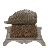 Schuhabstreifer Igel, Schuhputzbürste aus Eisen, rostoptik, 25x18cm, DIJK Natural Collections