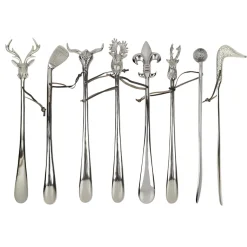 Schuhlöffel Kuh, Kuhkopf silber, 52cm, Mars & More