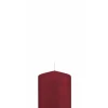 Stumpenkerze Flachk. BORDEAUX 80/60