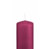 Stumpenkerze Flachk. CARDINAL 120/58