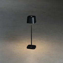 Tischleuchte Capri Mini schwarz, 25cm, Konstsmide