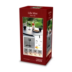 Tischleuchte Lille Mini schwarz, 20cm, Konstsmide