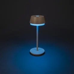 Tischleuchte Lyon sand, 30cm, Konstsmide