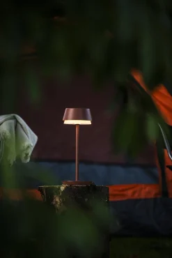 Tischleuchte Lyon terracotta, 30cm, Konstsmide