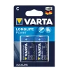 Varta Batterie, Alkaline, Longlife Power, C (Baby), 2 St. im Blister