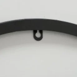 Wandobjekt Hirsch Ludwig, Metallschild mit Spruch: Grüss Gott, Ø50cm, Boltze Home Collections