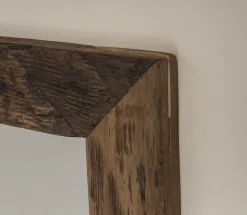 Wandspiegel Solea, Holzspiegel, Naturholzrahmen, 120x50cm, Boltze Home Collections