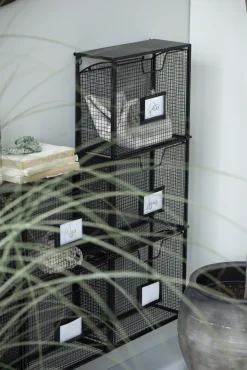 Zeitschriftenhalter mit 2 Fächer für die Wand, Hängekörbe aus Metall, 34x55cm, Ib Laursen